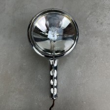 Vintage Ge Car Auto Spotlight Handheld Pat.163403 Tested Works Metal Glass Heavy