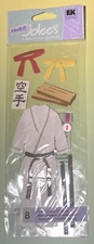 Jolee’s Boutique KARATE 8pcs Dimensional Scrapbooking Stickers RARE