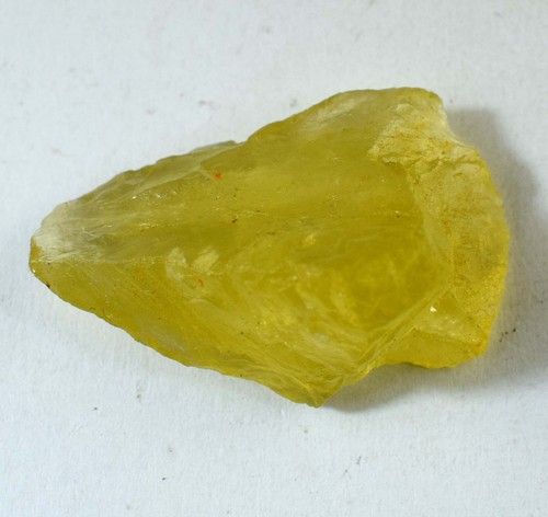 Natural Lemon Topaz 77.85 Ct Gemstone Mineral Specimen Rough Certified E12345 - Picture 7 of 7