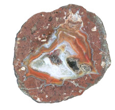 Achat/Agate von Felsenschlag, Nähe Gehlberg, Schneekopf - schöne Farben - TOP !!