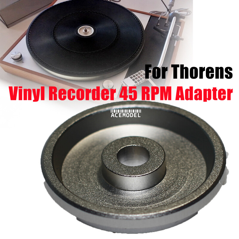 Ad de Vidar デモテープ Replacement Aluminum 45 RPM Adapter Spindle For Thorens TD124 125