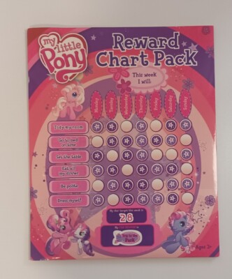 Mlp Values Chart My Little Pony Rewards Chart Pack 2011 Hasbro | eBay Australia