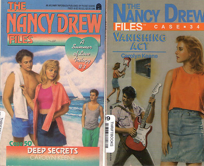 Partial Set Series - Lot of 30 Nancy Drew Files books by Carolyn Keene  # 31-60