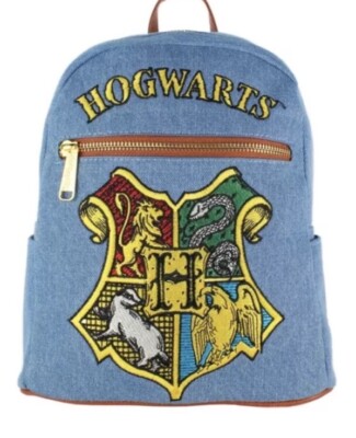 Brand New Cakeworthy Harry Potter Hogwarts Denim Mini Blue 