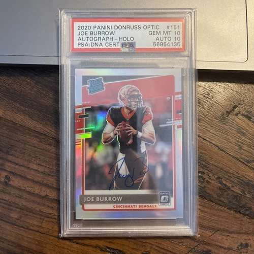PSA 10! Auto 10! 2020 Joe Burrow Optic Holo Auto /99