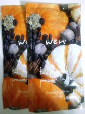 WEN by Chaz Dean Fall Pumpkin Pecan Latte Cleansing Conditioner SET OF 2. 2 OZ.