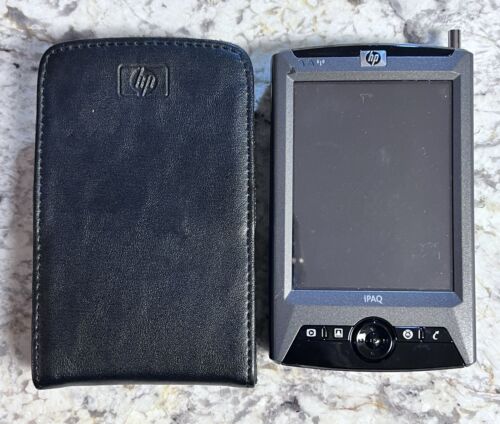 HP iPAQ Pocket PC FA281A#ABA RX3715 Win Mobile 2003 2nd Ed 400 MHz Nice Untested - Afbeelding 1 van 7