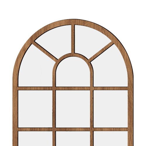 Arched Window Wall Mirror Minimalism Wall Decor for Bathroom Vanity Bedroom - Picture 30 of 37