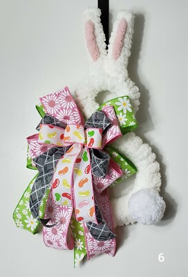 Bunny Wreath, Easter Wreath, Spring Wreath, Holiday Wreath, Custom Wreath, Bunny