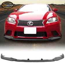 Fits 13-15 Lexus GS350 F Sport IKON Style Front Bumper Lip Spoiler Splitter PP
