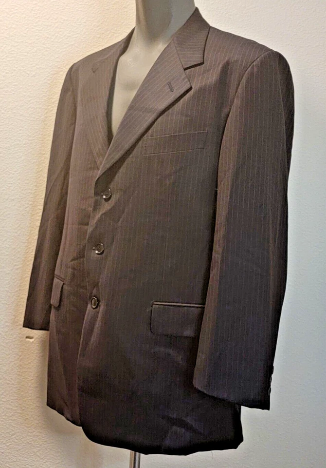 Chaqueta Pal Zileri para hombre talla 56R - azul marino a rayas Foto 2 de 4