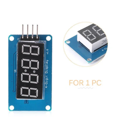 4 Bits TM1637 Digital Röhre LED Uhr Anzeigemodul passend für Due UNO 2560 R3 - Bild 1 von 4