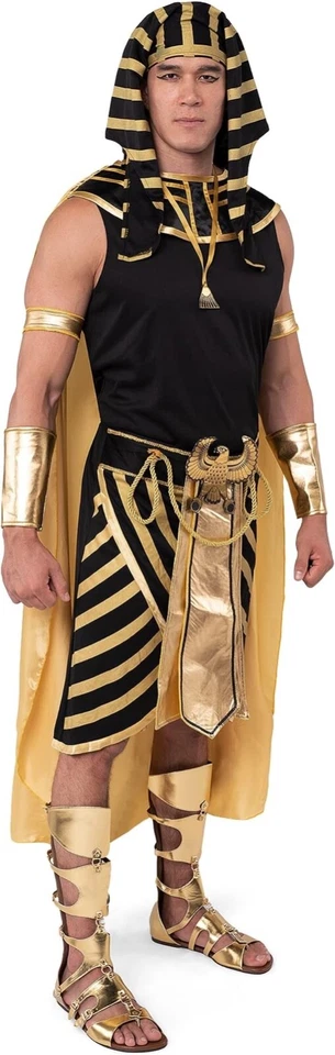 ** SPOOKTACULAR CREATIONS ** 法老服装 男式 小号 — 第 2/3 张图片