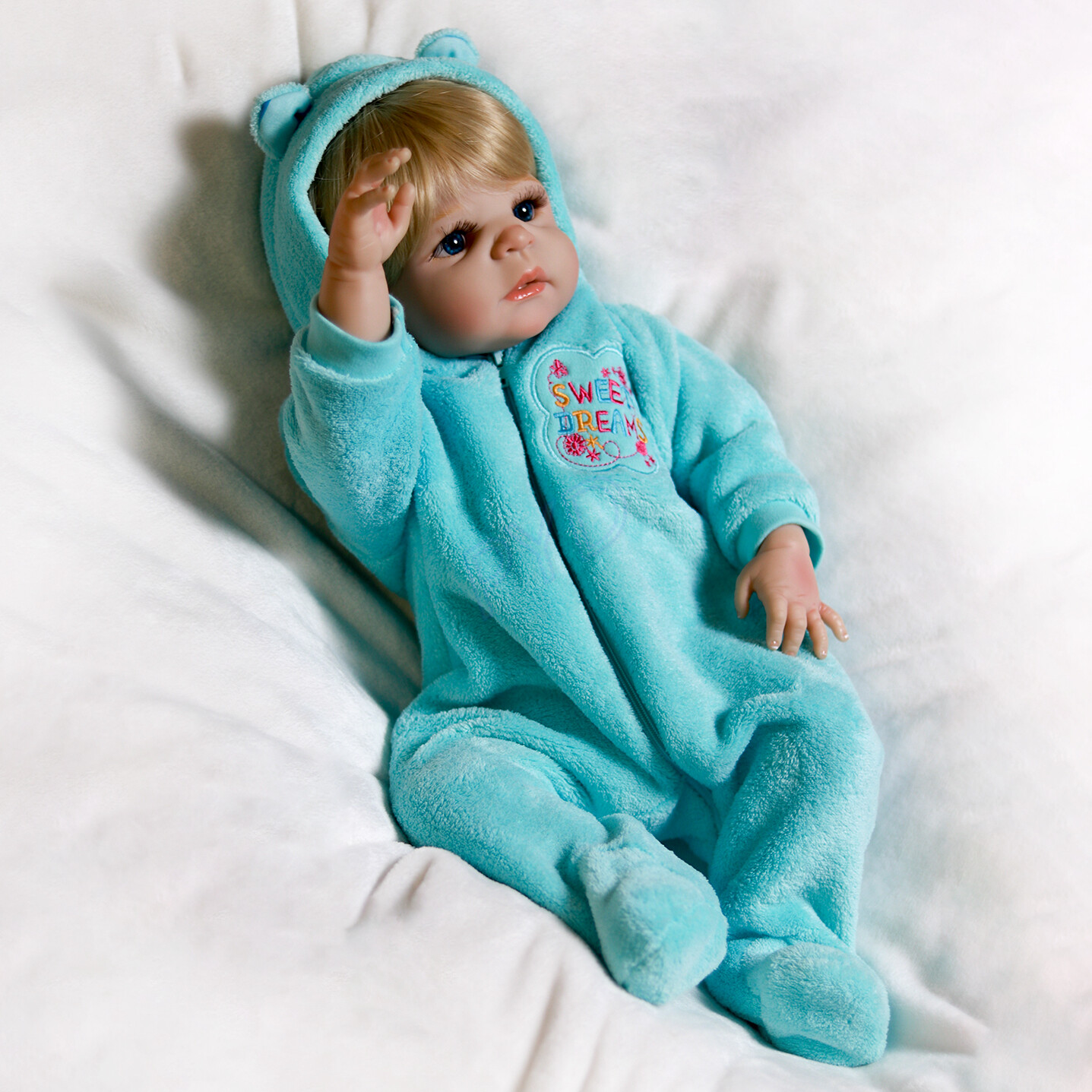 22" Full Body Vinyl Silicone Reborn Baby Dolls Washable Newborn Toddler