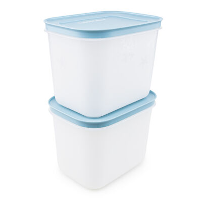 Tupperware Eis-Kristall Gefrierbehlter rauchblau 2x 1,1 L Aufbewahrung |  eBay.de