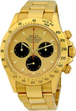 Rolex Cosmograph Daytona 116528 Gold Oyster Bracelet with Gold Bezel