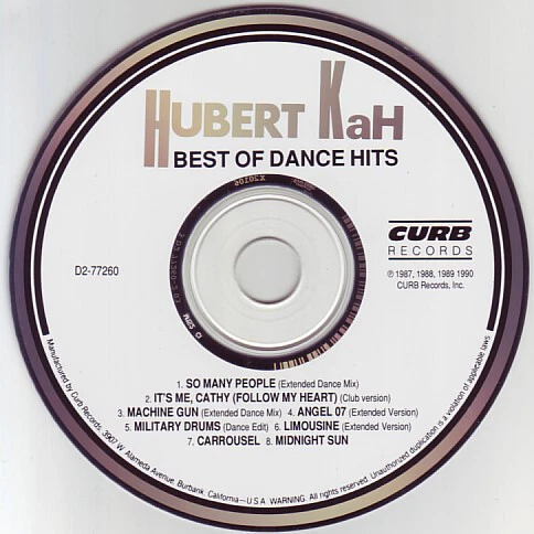 Hubert KaH - Best Of Dance Hits (CD, Comp, RE, RP) (Near Mint (NM or M-)) - 3355 - Picture 3 of 3