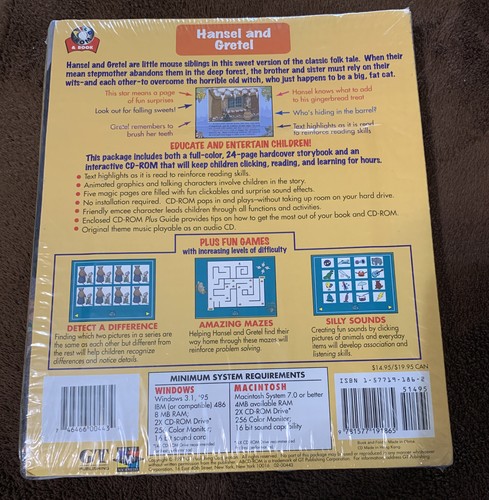 Hansel And Gretel Interactive CD-ROM & Hardcover Storybook - Picture 3 of 6