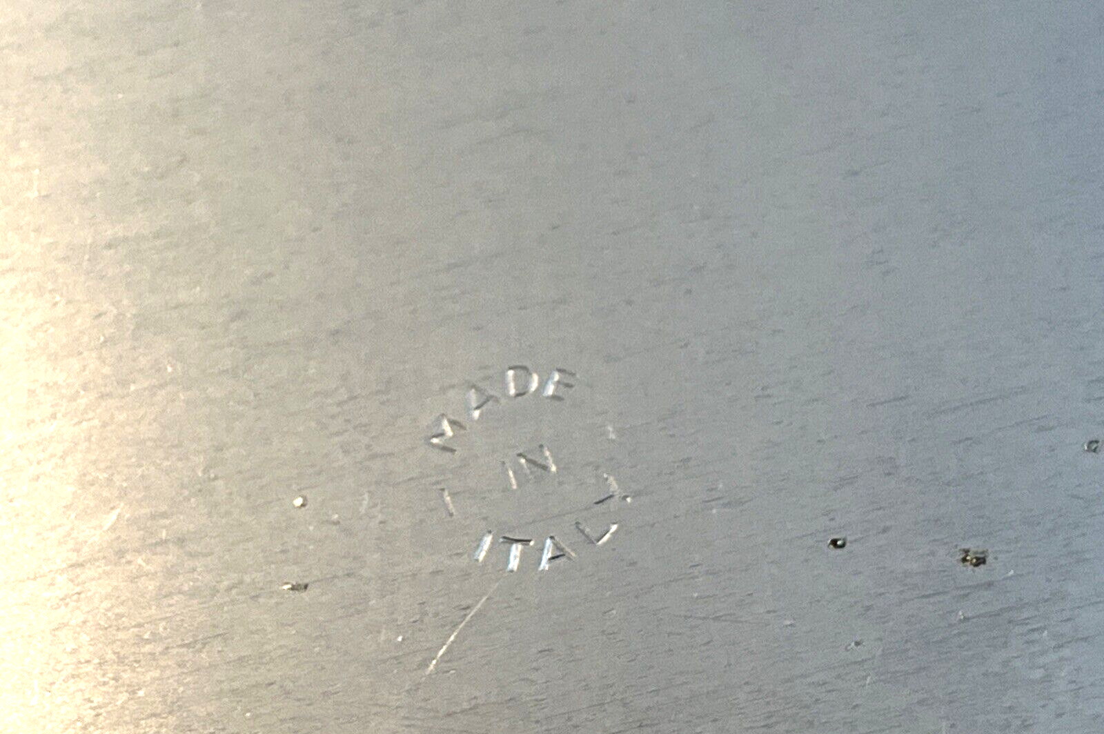 Silent Butler Crumb Ash Collector Mid Century Modern w/Wood Handle Round 5" (D)