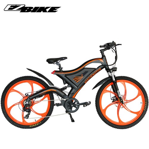 BICICLETTA ELETTRICA 500W 48V EZ-EBIKE FAT BIKE AOSTIRMOTOR S05-1 OFF ROAD  | eBay