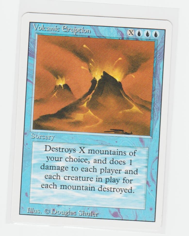 Magic the Gathering ~ MTG ~ 1x Volcanic Eruption ~ M/NM ~ REVISED