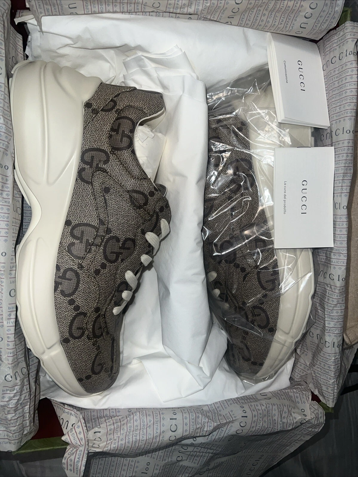 BASKETS HOMME GUCCI GG SUPREME TAILLE 9