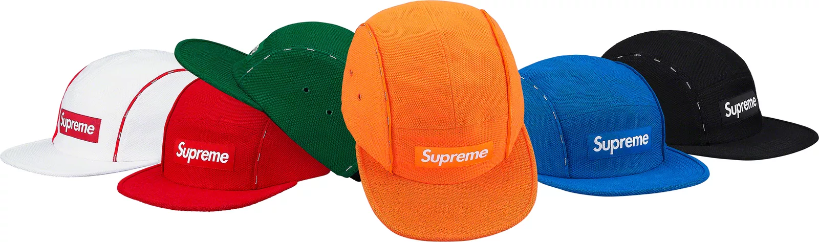 Casquette de camp Supreme Pique Piping (blanc) blanche O/S S/S 19