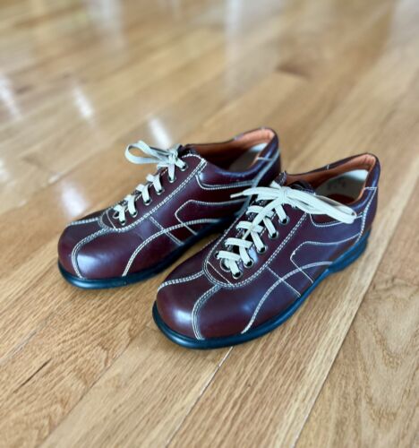 Vintage schlammbraune Schnürschuhe Y2K Damenschuhe Größe 8,5M in sehr gutem Zustand - Bild 4 von 10