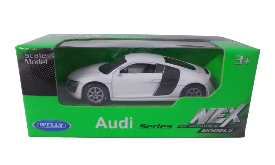 Voiture Miniature AUDI R8 V10 COUPE échelle 3 inches (7cm) Welly Diecast Jouet - Photo 2/2