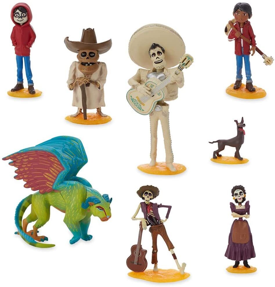 コレクション COCO Coco 8pc Pvc Deluxe Figure Figurine Play Set Miguel Hector Imelda