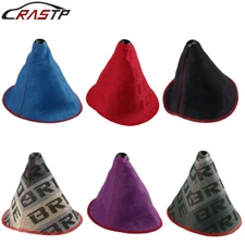 Racing Hyper Fabric Shift Knob Shifter Boot Cover MT/AT Stitches 