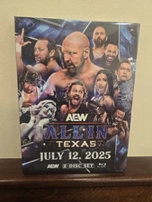 AEW ALL IN Texas 2025 2-DISC BLU-RAY BRAND NEW & SEALED, JULY 12TH 2025 