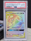 Pokémon Card Gengar & Mimikyu GX 186/181 Sm Tag Team Up 2019 Secret Rare PSA 10