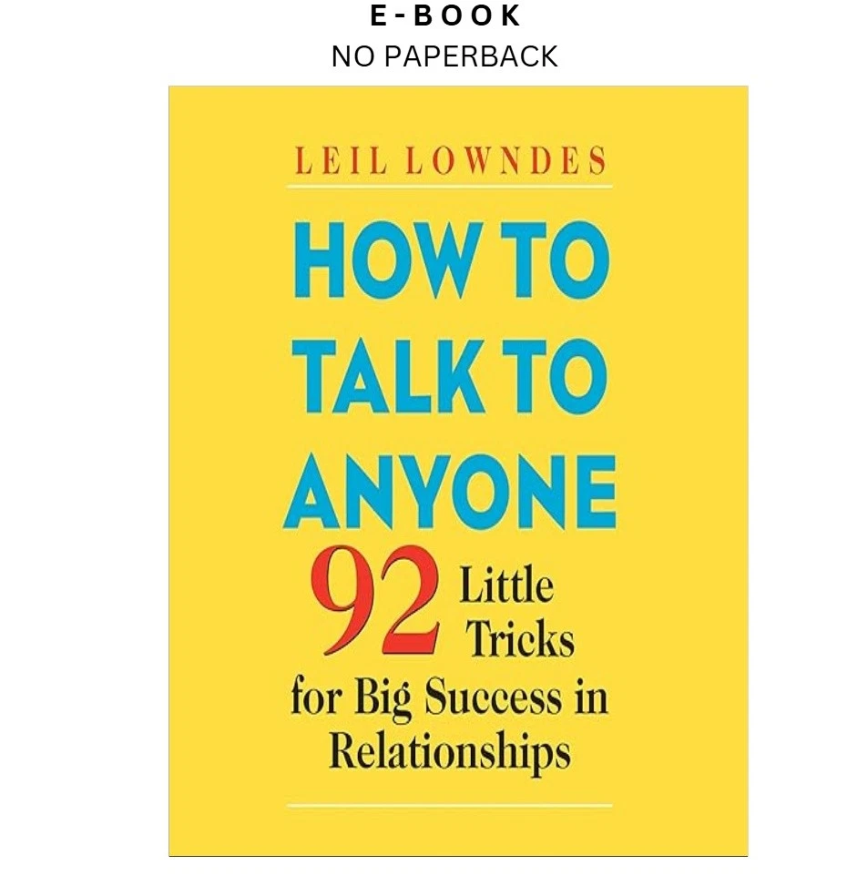 How to Talk to Anyone ebook | LD Global Digital Ebook Store Buy How to Talk to Anyone ebook, instant digital download PDF from LD Global