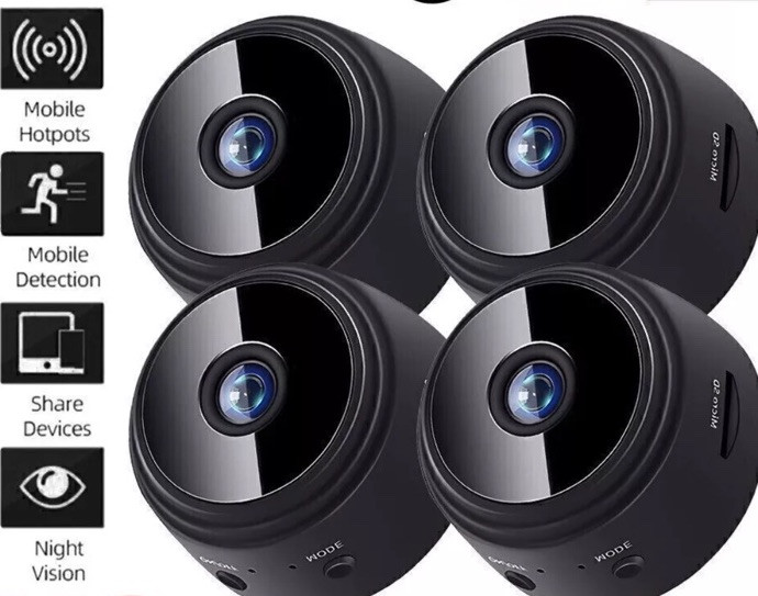 4pacs Mini Wireless 1080P Camera Wifi IP Home Security HD Night Vision Cam New