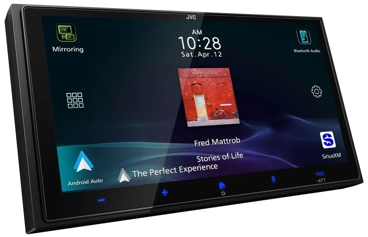 JVC KW-M795BW / 6.9" HD TOUCHSCREEN CAR RADIO W/CARPLAY & ANDROID AUTO, BT, SXM - Image 4 of 4