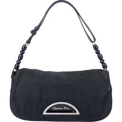 Christian Dior Black Maris Pearl Shoulder Bag Tasche