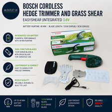 Bosch Cordless Hedge Trimmer Grass Shear EasyShear Integrated 3.6V Green
