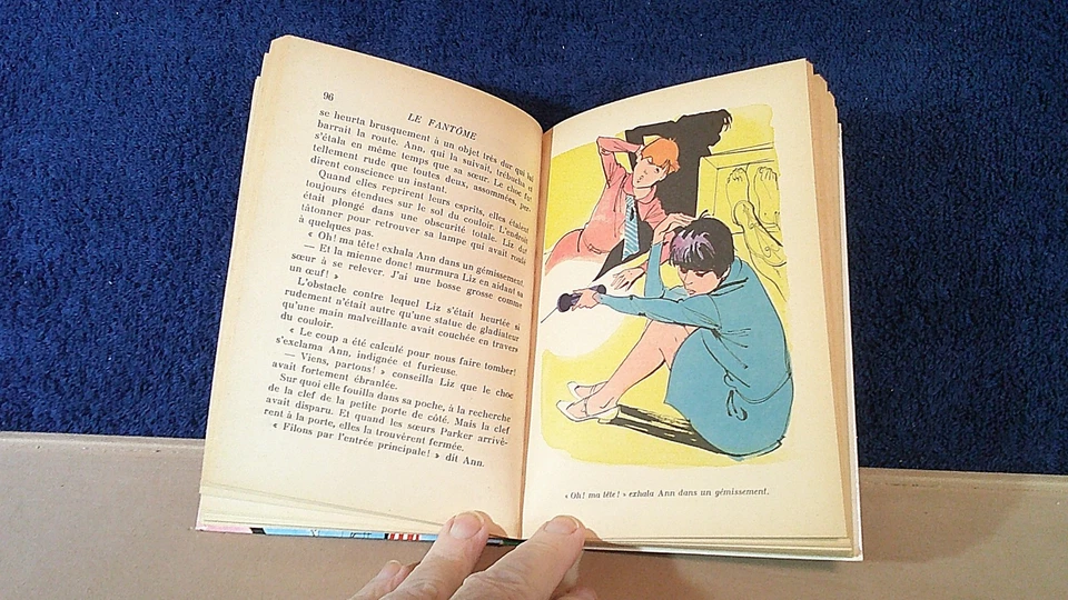 DANA GIRLS IN FRENCH LE FANTOME DU TROISIEME BALCON CAROLINE QUINE 3 COLOR ILL - Image 4 of 4