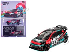 HYUNDAI IONIQ 5N RS-01T BLACK "2025 TAS" 1/64 DIECAST MODEL BY MINI GT MGT01098