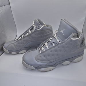 Nike Air Jordan 13 Retro Wolf Grey White Youth 5.5Y GS 439358-018 Sneakers