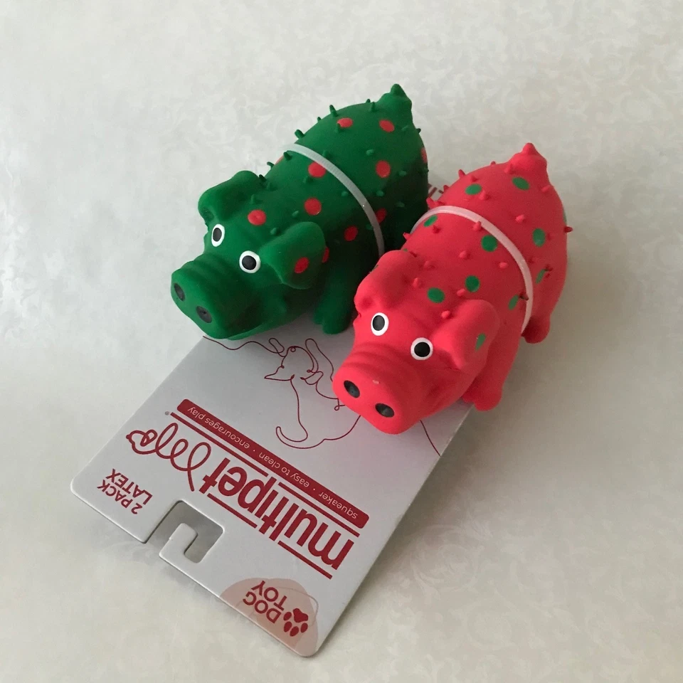 Dog Multipet Pig Latex Mini Squeak Dog Toy With Squeaker - Image 2 of 4