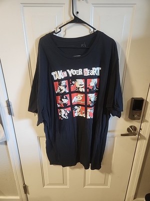 Persona 5 Take Your Heart T - T-Shirt Mens Size 5XLT Phantom Thieves Members