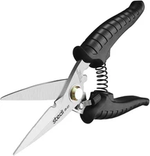 stedi Scissors Heavy Duty, Multi-Purpose Shears with Finely 7.2inch, Black 