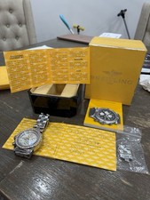 Breitling Super Avenger Chronograph 48 mm Custom Diamond Bezel Grey Diamond Dial 2