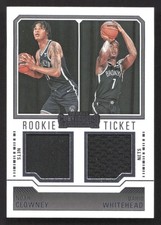 2023-24 Panini Contenders #RT2-NET Dariq Whitehead / Noah Clowney Dual Swatches