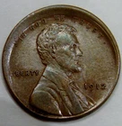 1912 - Lincoln Wheat Cent - Broadstruck Mint Error