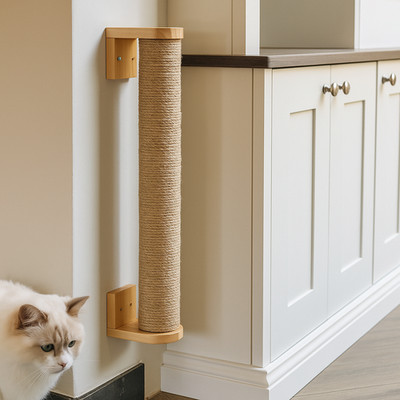Katzen Wandkratzbaum - Wandmontage Sisalseil Katzenkratzer