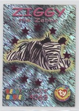 1999 Ty Beanie Babies Series 3 Wild Cards Ziggy the Zebra #51 1b9b