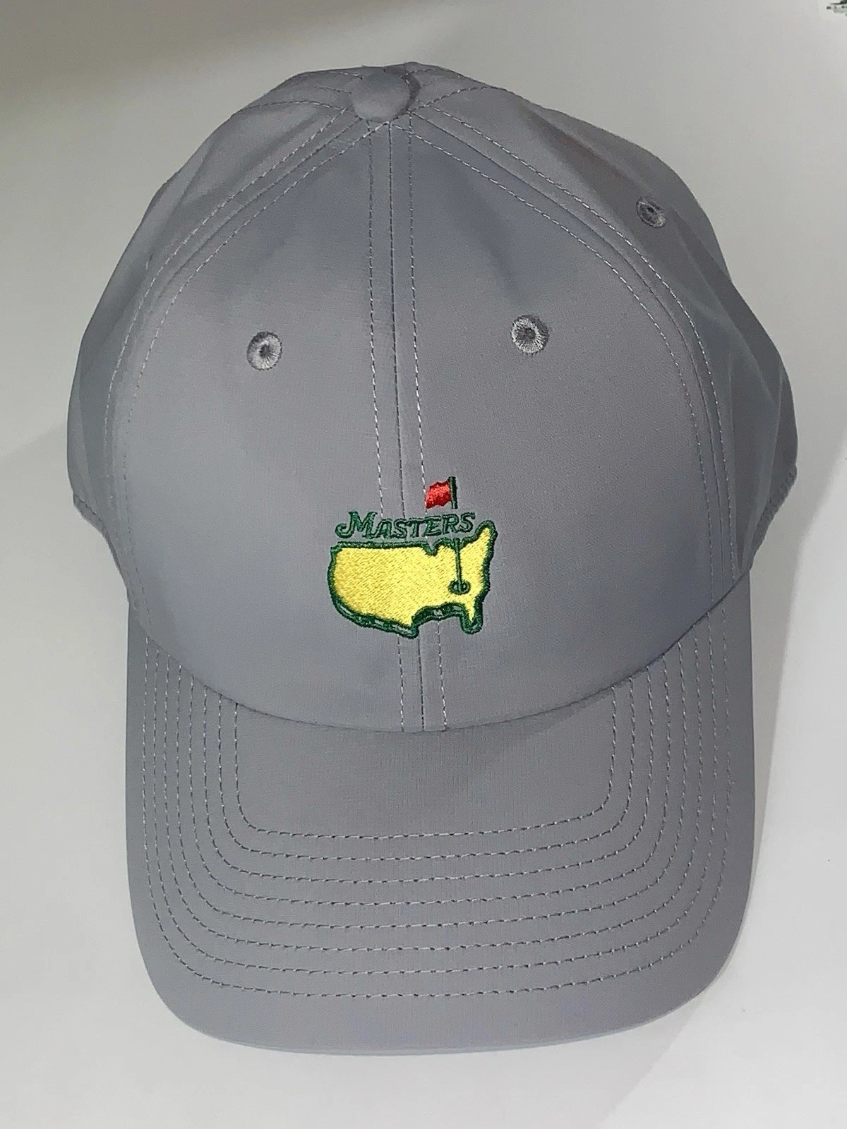 Masters Golf Embroidered Baseball Cap Grey Performance Caddie 2026 PGA
